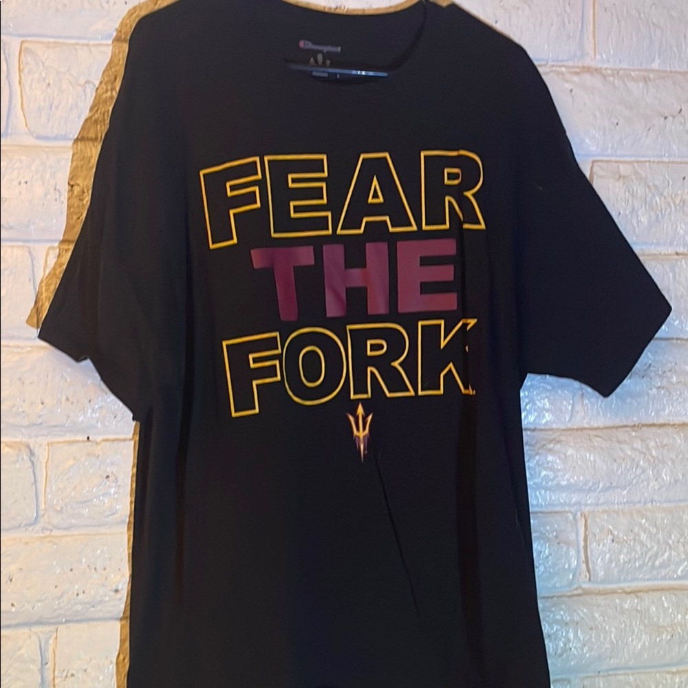 Black Champion Fear the Fork Arizona State Sun Devils Graphic T-Shirt
